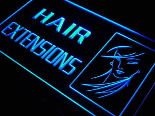 Hair Extensions LED Light Sign